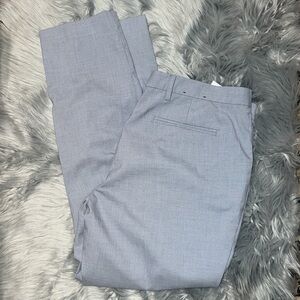 Banana Republic blue straight, polyester dress pants sz 8